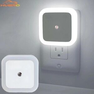 8-Pack LED Night Light, Auto Dusk to Dawn Sensor, Plug-in, EU Plug